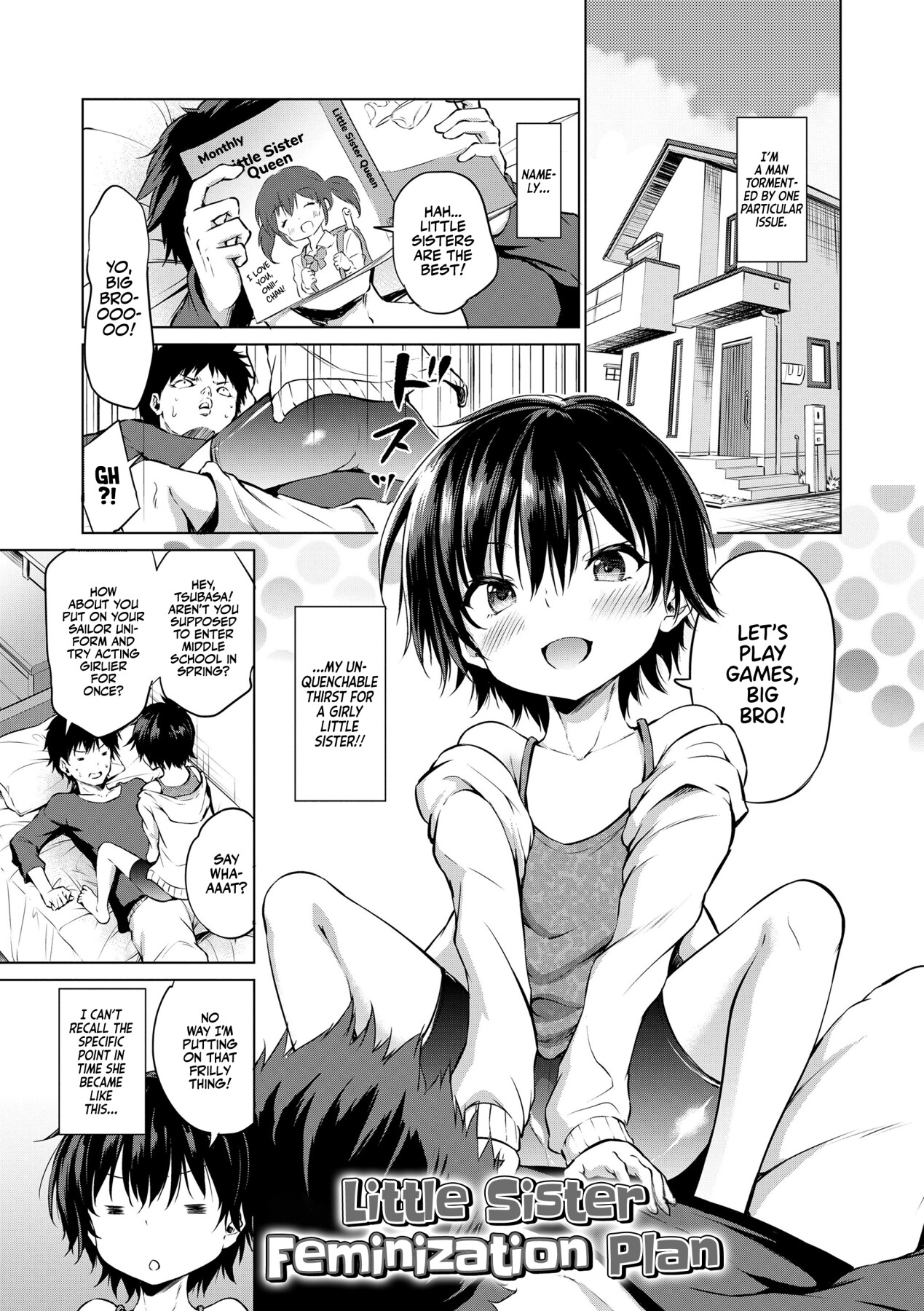 Hentai Manga Comic-Little Sister Feminization Plan-Read-1